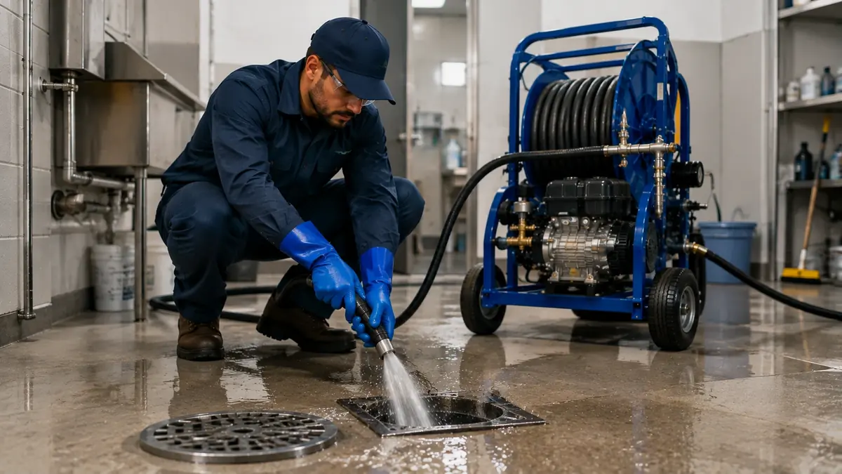 Floor Drain Hydro Jet Cleaning in Palos Verdes Peninsula