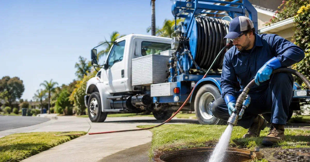 Hydro jet sewer cleaning Palos Verdes Peninsula