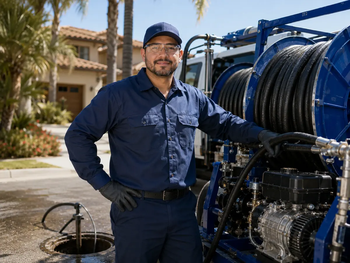 Hydro jet sewer cleaning in Palos Verdes Peninsula