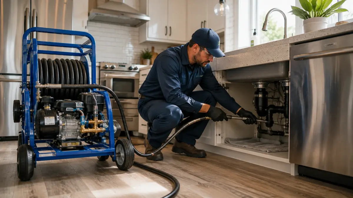 Kitchen Drain Hydro Jetting in Palos Verdes Peninsula